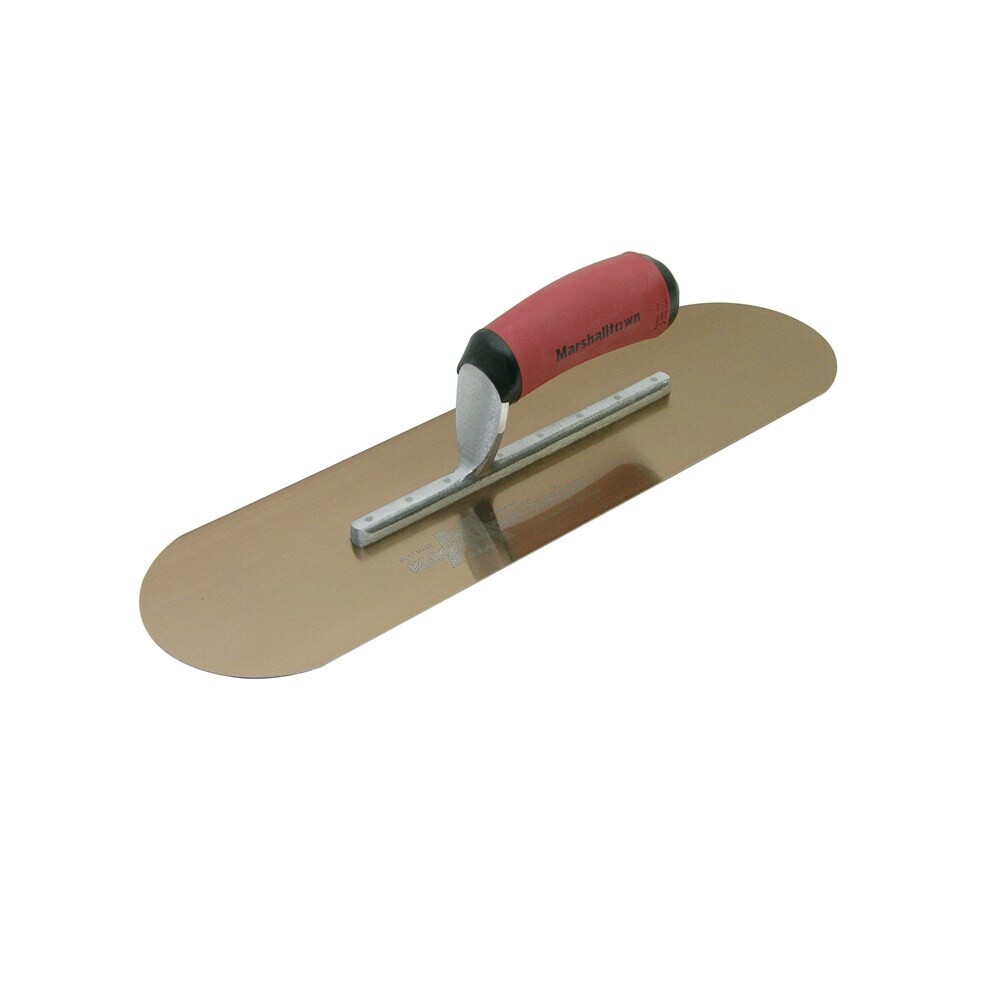 MARSHALLTOWN - Pool Trowel, 305x89mm Gold SS 5 Rivets D/Soft Handle