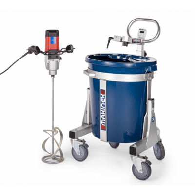 Makinex - 1.8kW 100L Portable Mixing Station with Makinex Mixer