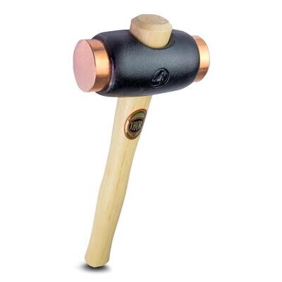 THOR - 2830G Copper/Rawhide Hammer #4 (6-1/4LB) 50mm Face Wood Handle