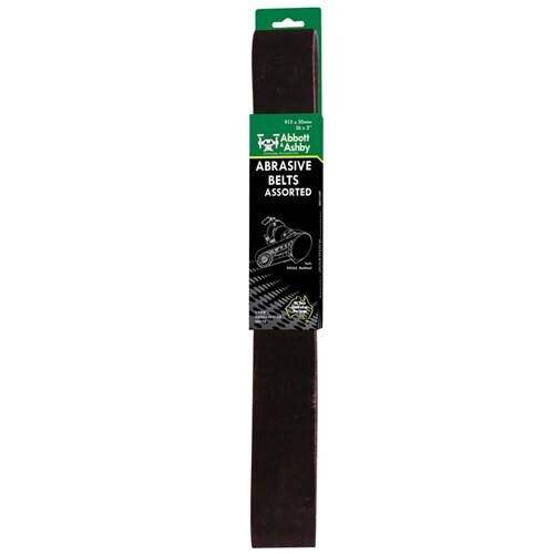 Abbott &amp; Ashby - Belt Aluminium Oxide 50 X 915mm 80 Grit Medium (3PK)