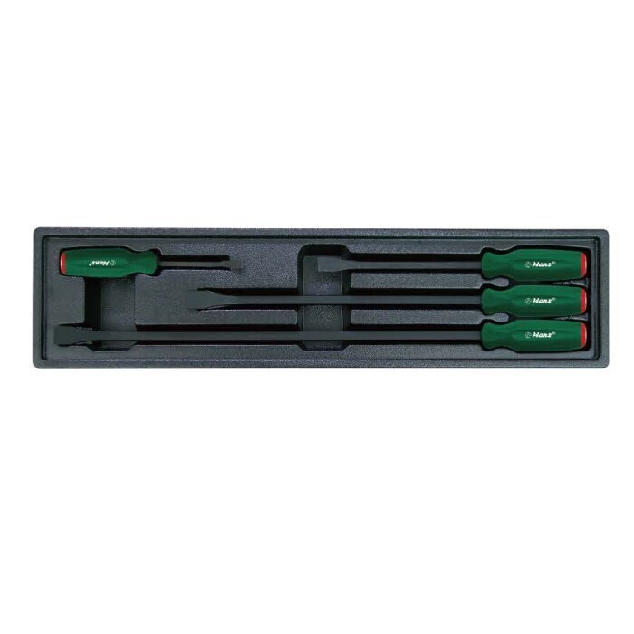 HANS - 4 Piece Tang Thro Pry Bar Set HANS - 4 Piece Tang Thro Pry Bar Set