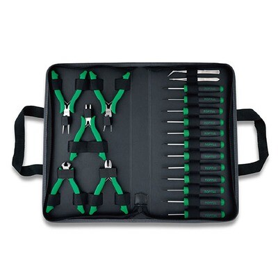 TOPTUL - 19 Piece Electronics Tool Bag Kit