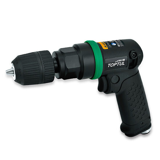TOPTUL - 3/8" 10mm Keyless Chuck Reversable Air Drill TOPTUL - 3/8" 10mm Keyless Chuck Reversable Air Drill