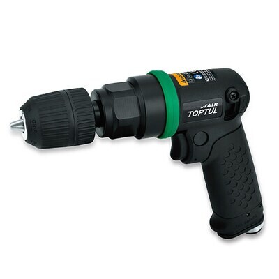 TOPTUL - 3/8&quot; 10mm Keyless Chuck Reversable Air Drill