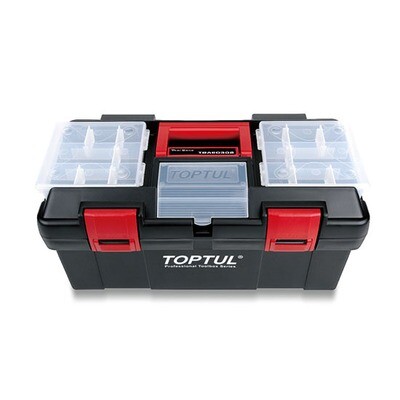 TOPTUL - Black Plastic Tool Box (Medium)
