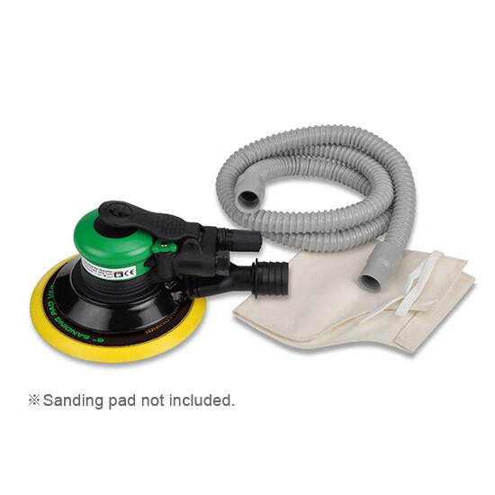TOPTUL - 3 in 1 Super Duty Orbital Air Sander 6&quot;  Pad Size 5mm
