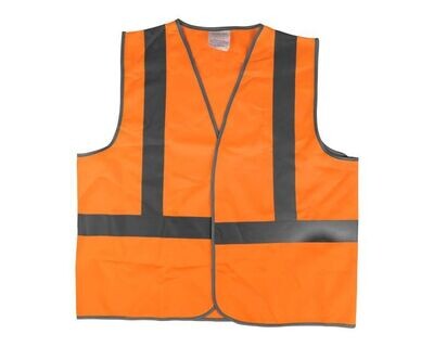 Ox High Visibility Vest Fluro Orange (XL)