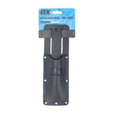 OX Trade Black Leather Chisel Holder
