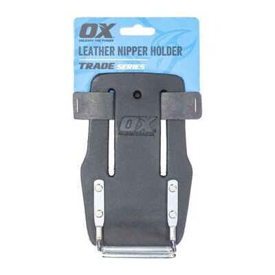 OX Trade Black Leather Nipper Holder