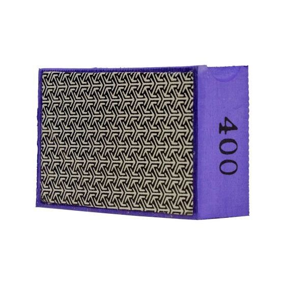 OX Diamond Hand Polishing Pads- 400 grit (purple)