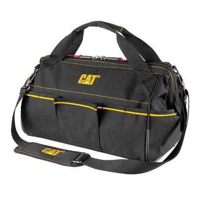 CAT 16" WIDE MOUTH TOOL BAG CAT 16" WIDE MOUTH TOOL BAG