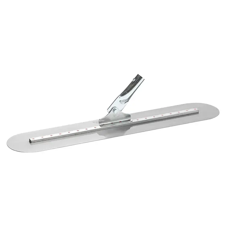 FLEXTOOL Walk Trowel 120W x 600L Round S/S - FT4FW557-UNIT
