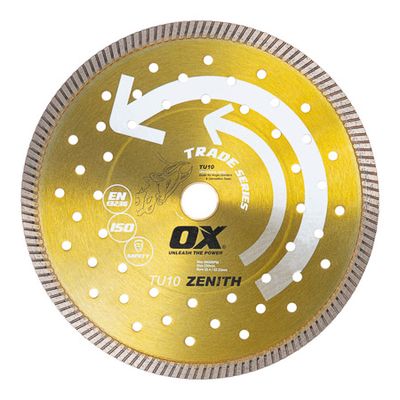 OX Trade 9&quot; Turbo Diamond Blade - Universal/Hard