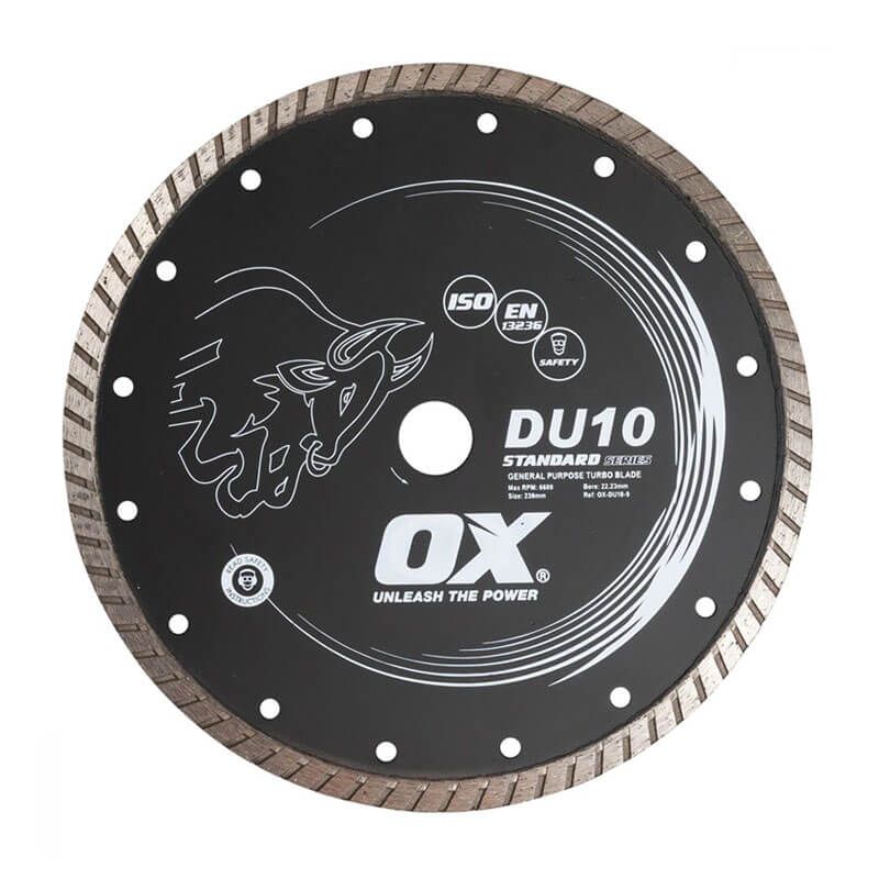 OX DIY DU10 9&quot; Standard Turbo Gen. Purpose Diamond Blade