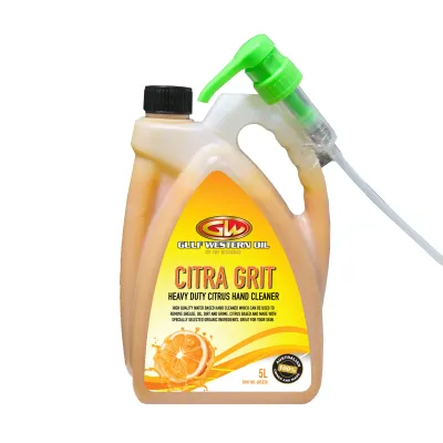 Gulf Western Citra Grit Hand Cleaner 5L Gulf Western Citra Grit Hand Cleaner 5L