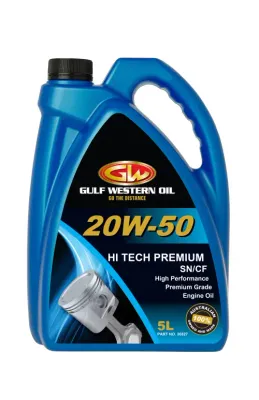 Gulf Western Hi Tech Premium 20W-50 SN/CF 5L