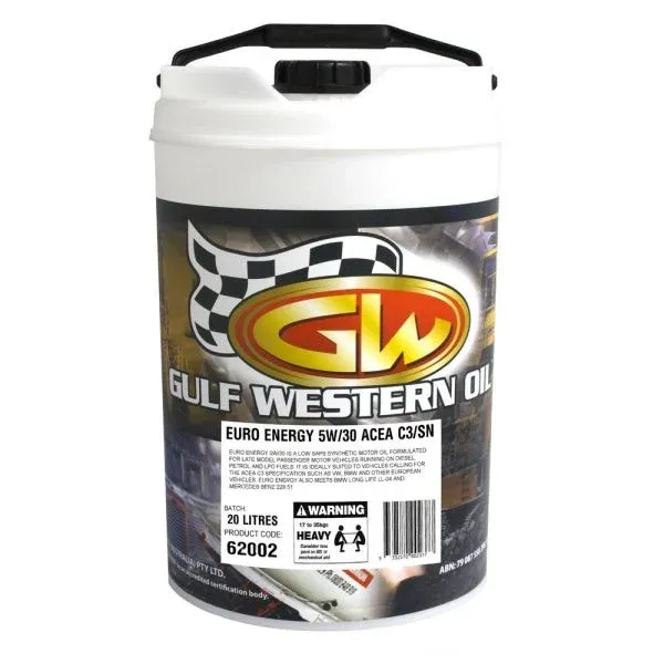 Gulf Western Euro Energy Full Syn Oil 5W30 SP/GF-6 20L