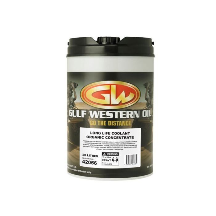 Gulf Western Long Life Coolant Organic Concentrate Red 20L