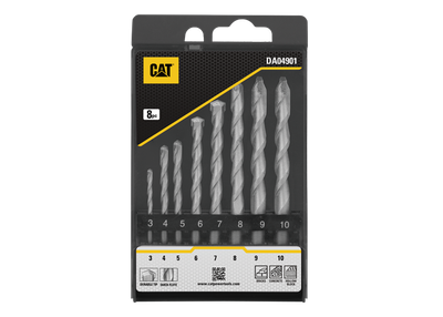 CAT-8pc Hard Surface Masonary Drill Bit Set