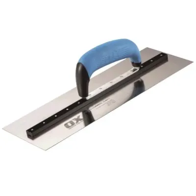 OX Professional 115 x 405mm S/S Square Finishing Trowel