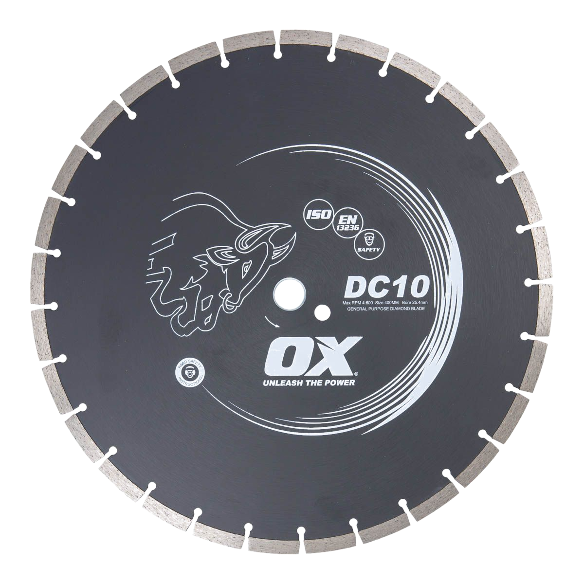 OX DIY DC10 16" Standard Seg. Gen. Purpose Diamond Blade