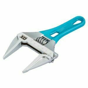 OX PRO SERIES ADJUSTABLE STUBBY WRENCH EXTRA WIDE JAW 7" (180MM)