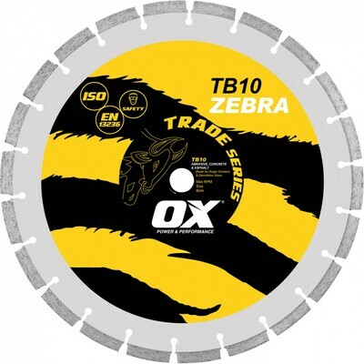 OX Trade 14" Segmented Diamond Blade - Abrasive