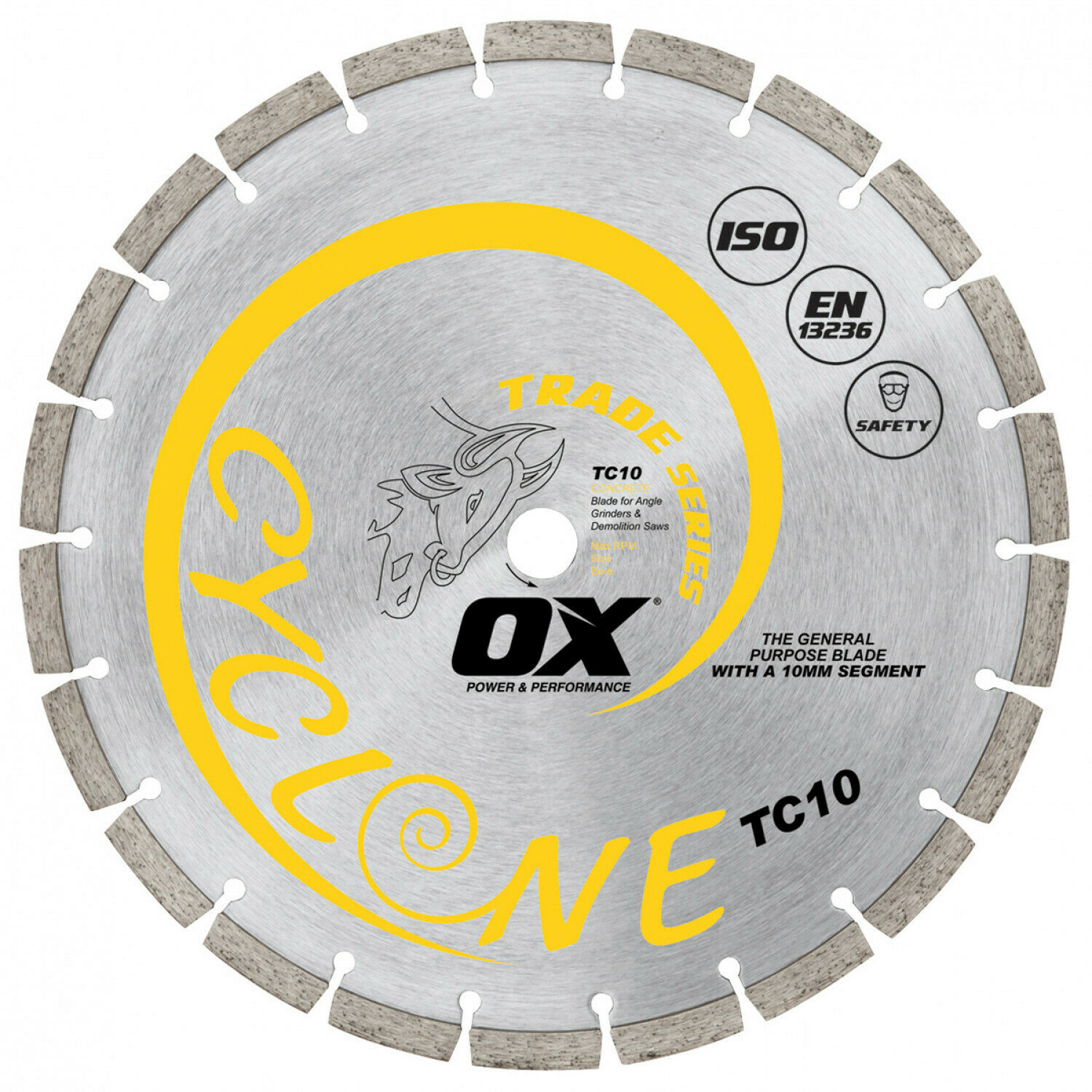 OX Trade 16" Diamond Blade - General Purpose / Concrete