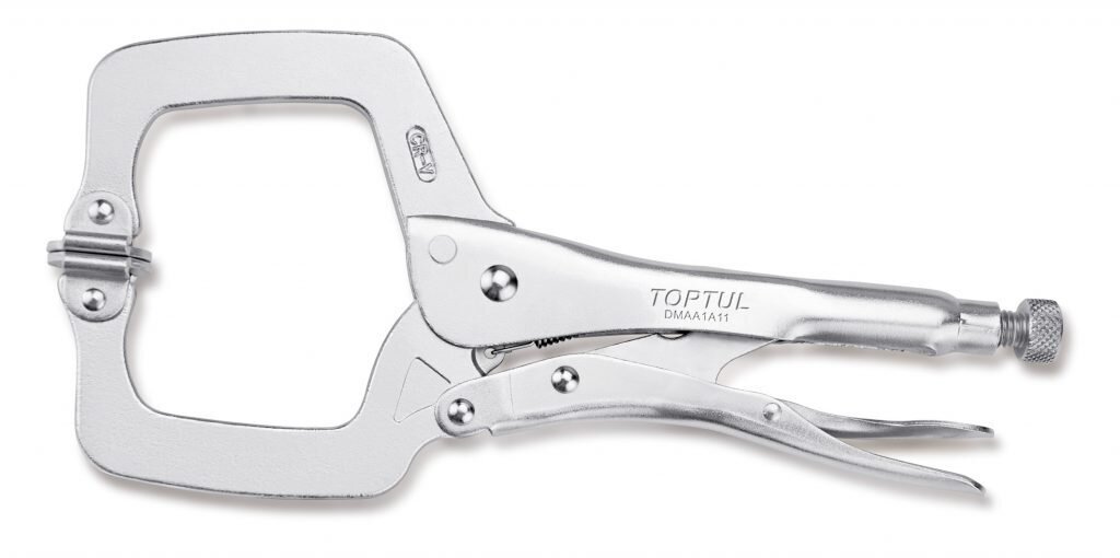 TOPTUL - 275mm C Clamp Locking Plier Flexible Feet