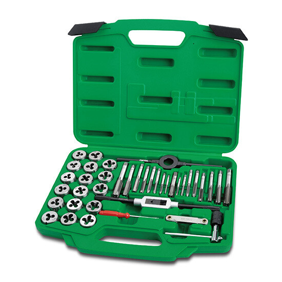 TOPTUL - 40 Piece Metric Tap &amp; Die Set