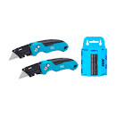 OX Pro Twin Pack Fixed Folding Knifes &amp; Blades Set