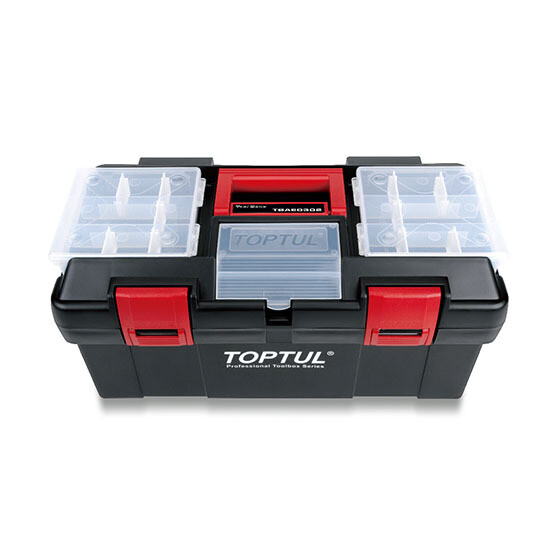 TOPTUL - Black Plastic Tool Box (Medium)