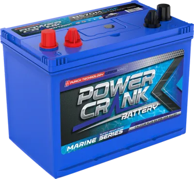 Power Crank - NS70MSMF MARINE SERIES, DEEP CYCLE STARTING BATTERY