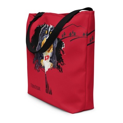 D&#39;Bern Designe Tote Bag L red