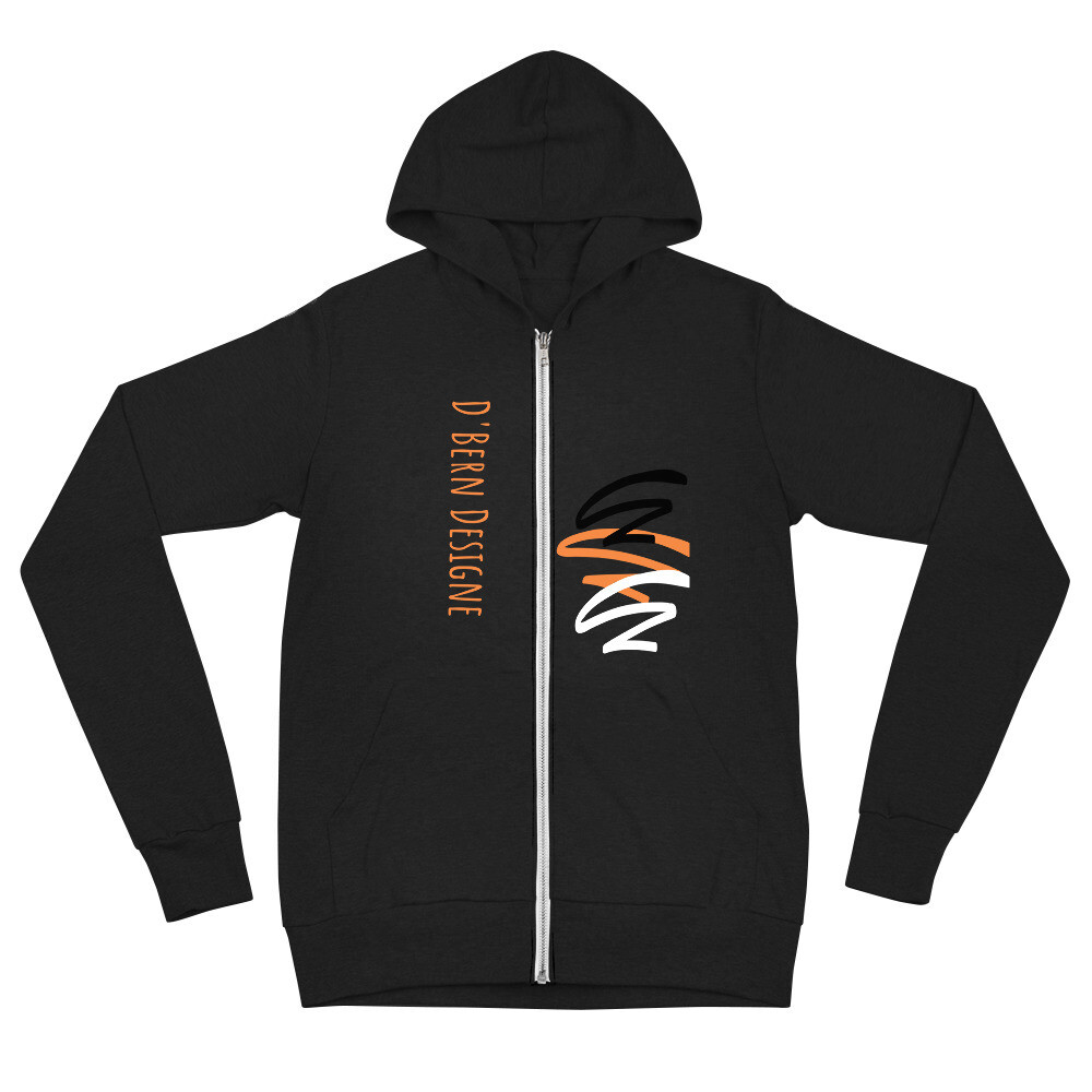 D&#39;Bern Designe Unisex Lightweight Zip hoodie / in 3 colours