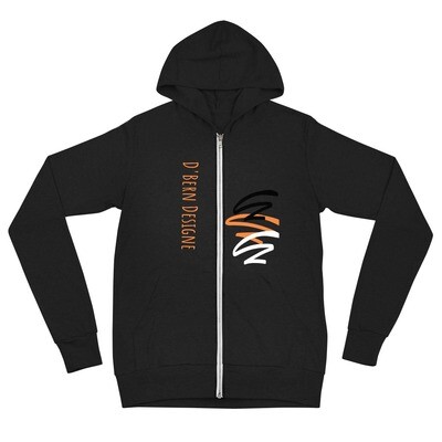 D&#39;Bern Designe Unisex Lightweight Zip hoodie / in 3 colours