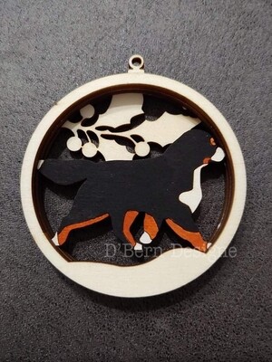 D&#39;Bern Designe Bernese 3D  wooden ornament                          
         7cm - 30cm