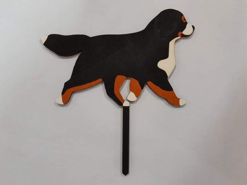 D&#39;Bern Designe Bernese wooden Topper 18 cm.