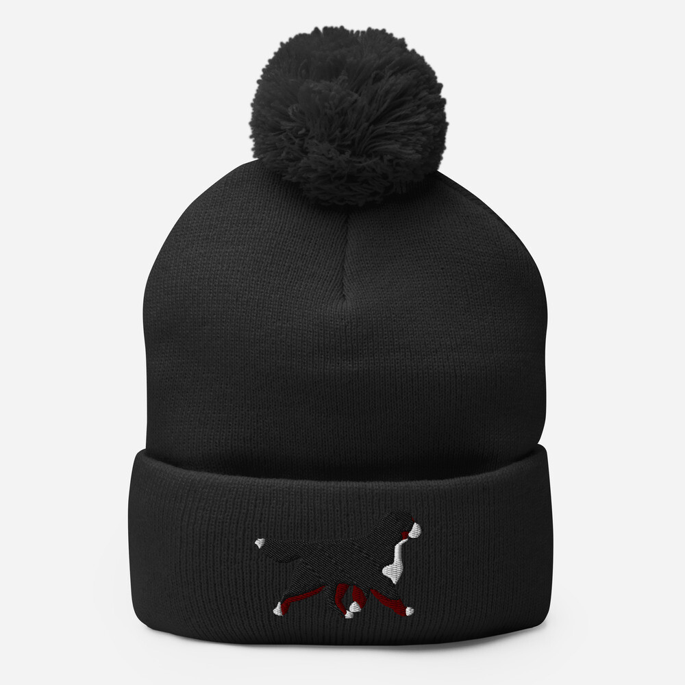 D&#39;Bern Designe Pom-Pom Beanie/ in 12 colours, Color: Black