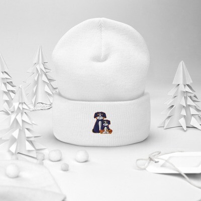 D&#39;Bern Designe Cuffed Beanie Puppy / in 9 colours
