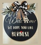 D&#39;Bern Designe wooden 3D Welcome