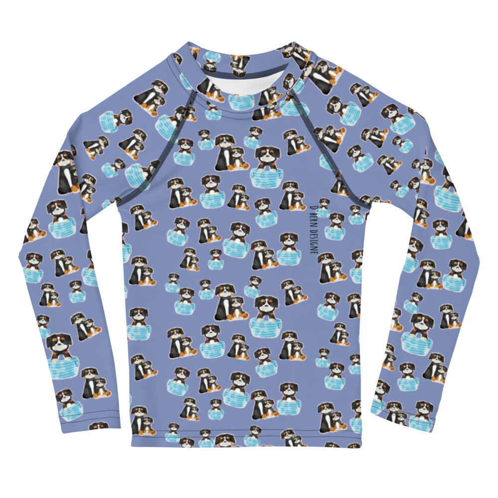 D`Bern Designe Kids Rash Guard, Size: 2T