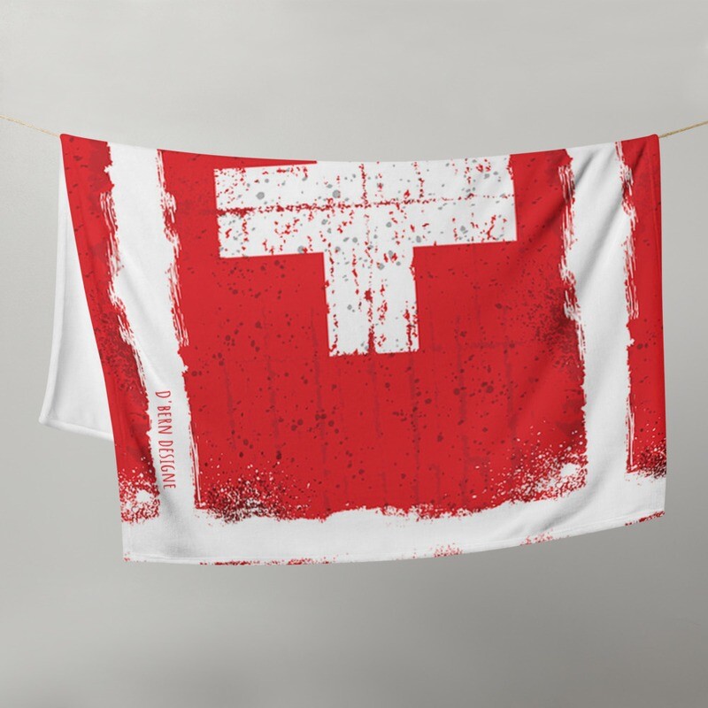 D` Bern Designe Throw Blanket Swiss3