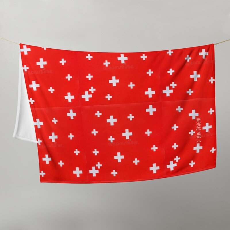 D`Bern Designe Throw Blanket Swiss 3