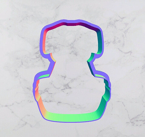 D`Bern Designe  Cookie Cutter Bernese puppy 2 outline