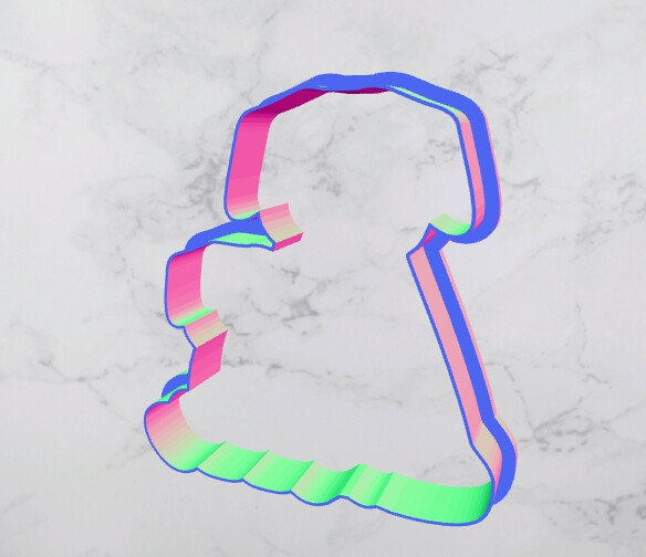 D`Bern Designe  Cookie Cutter Bernese Puppy outline