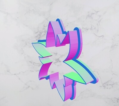 D`Bern Designe  Cookie Cutter Edelweiss outline