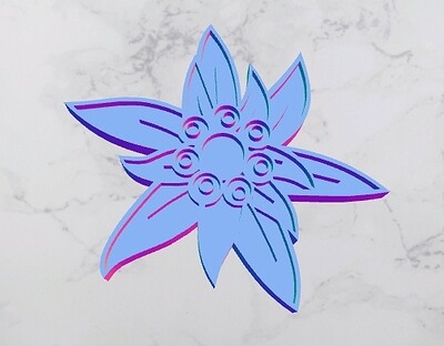 D`Bern Designe  Cookie  Edelweiss STAMP
