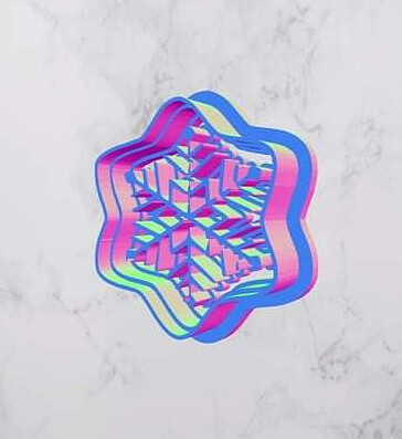 D`Bern Designe  Cookie Cutter Snowflake