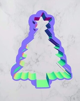 D`Bern Designe  Cookie Cutter Christmas tree outline